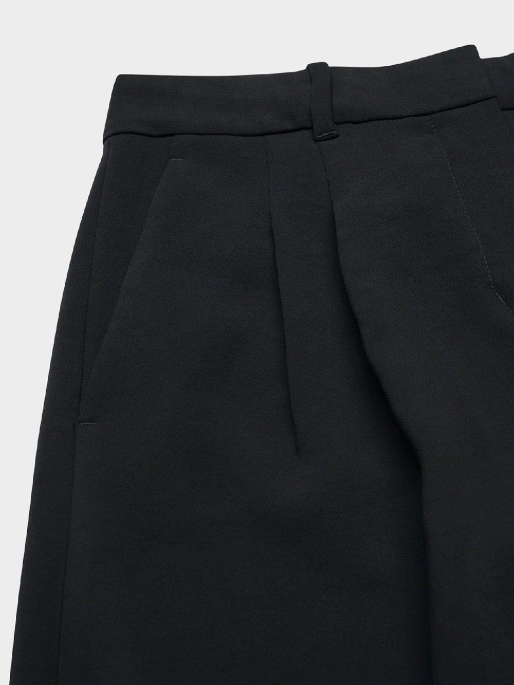 Aritzia Wide-Leg Pleated Pants in black - Picture 5 of 16